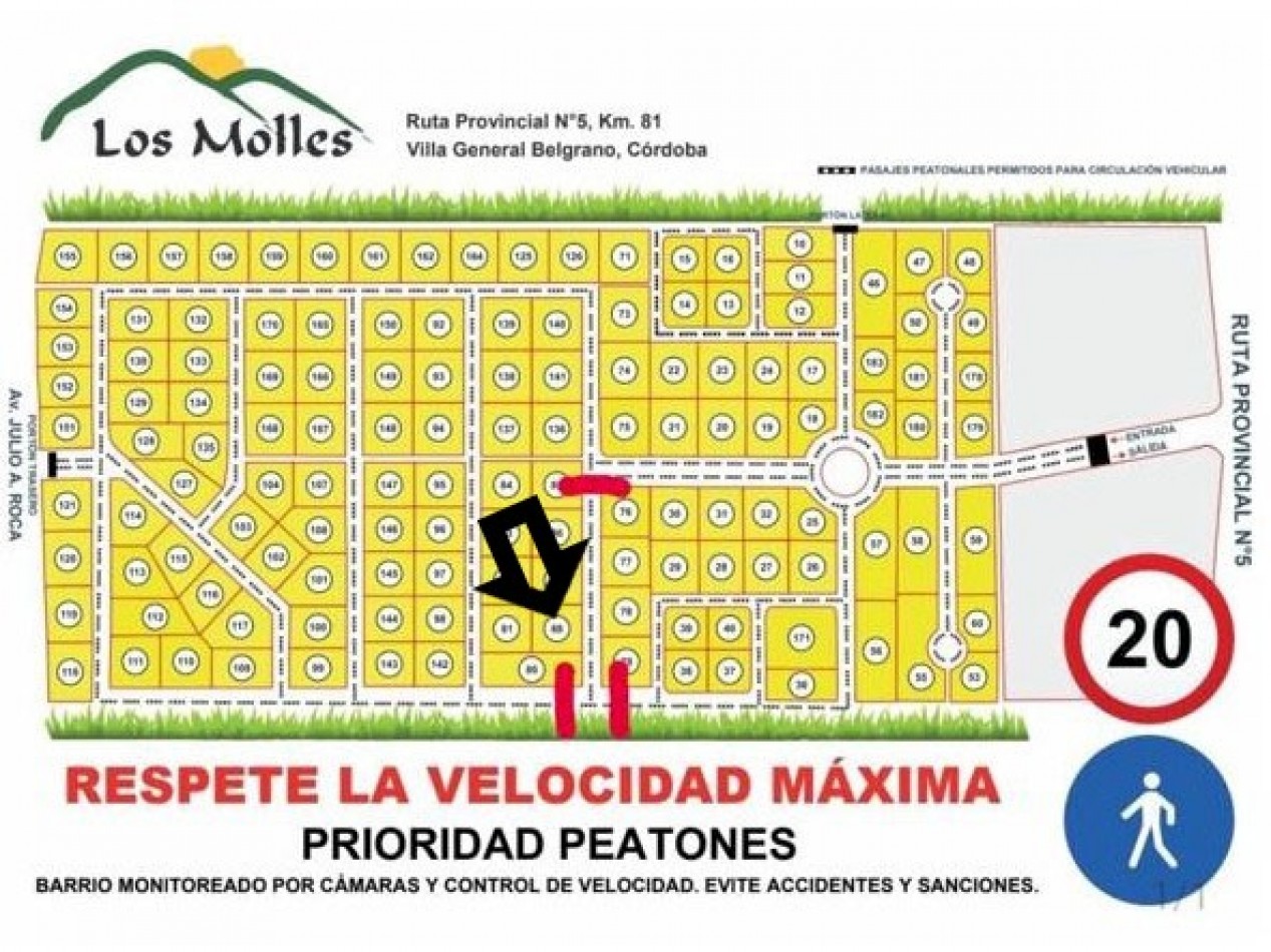 Lote en Barrio Los Molles. Oportunidad!